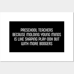 Preschool teachers Posters and Art